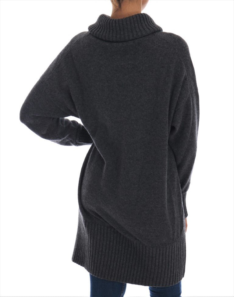 Dolce &amp; Gabbana Fairy Tale Crystal Gray Cashmere Sweater
