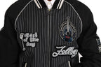 Dolce & Gabbana Black DD58 SG62 Sequined Beaded Jacket
