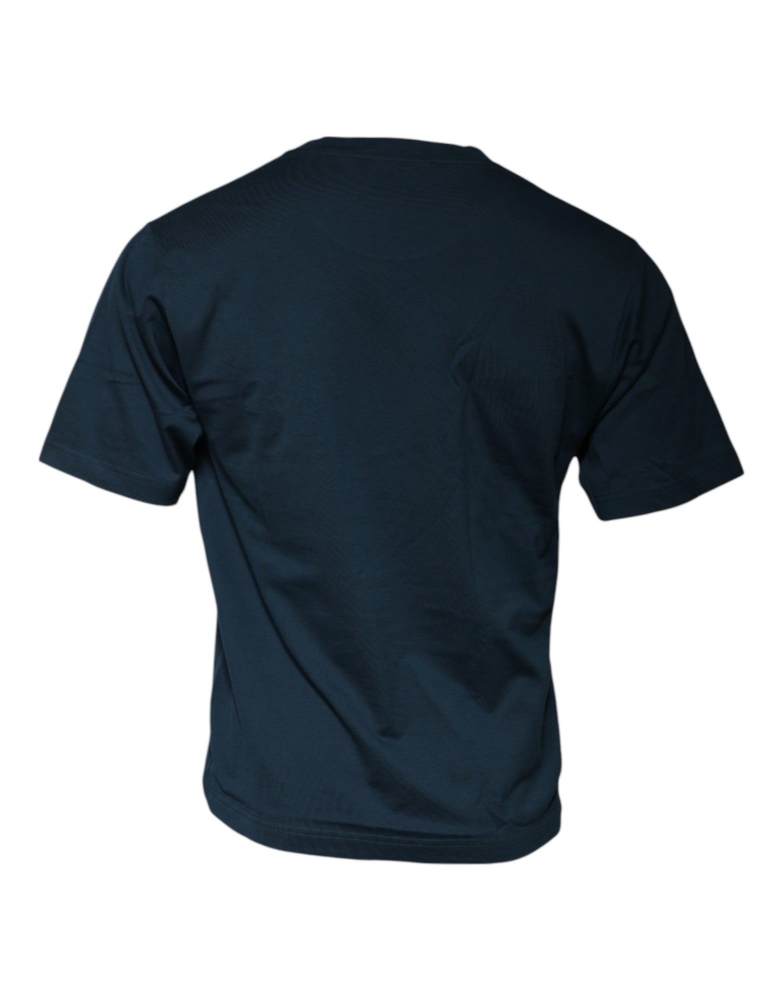 Dolce &amp; Gabbana Blue Logo Crew Neck Short Sleeves T-shirt