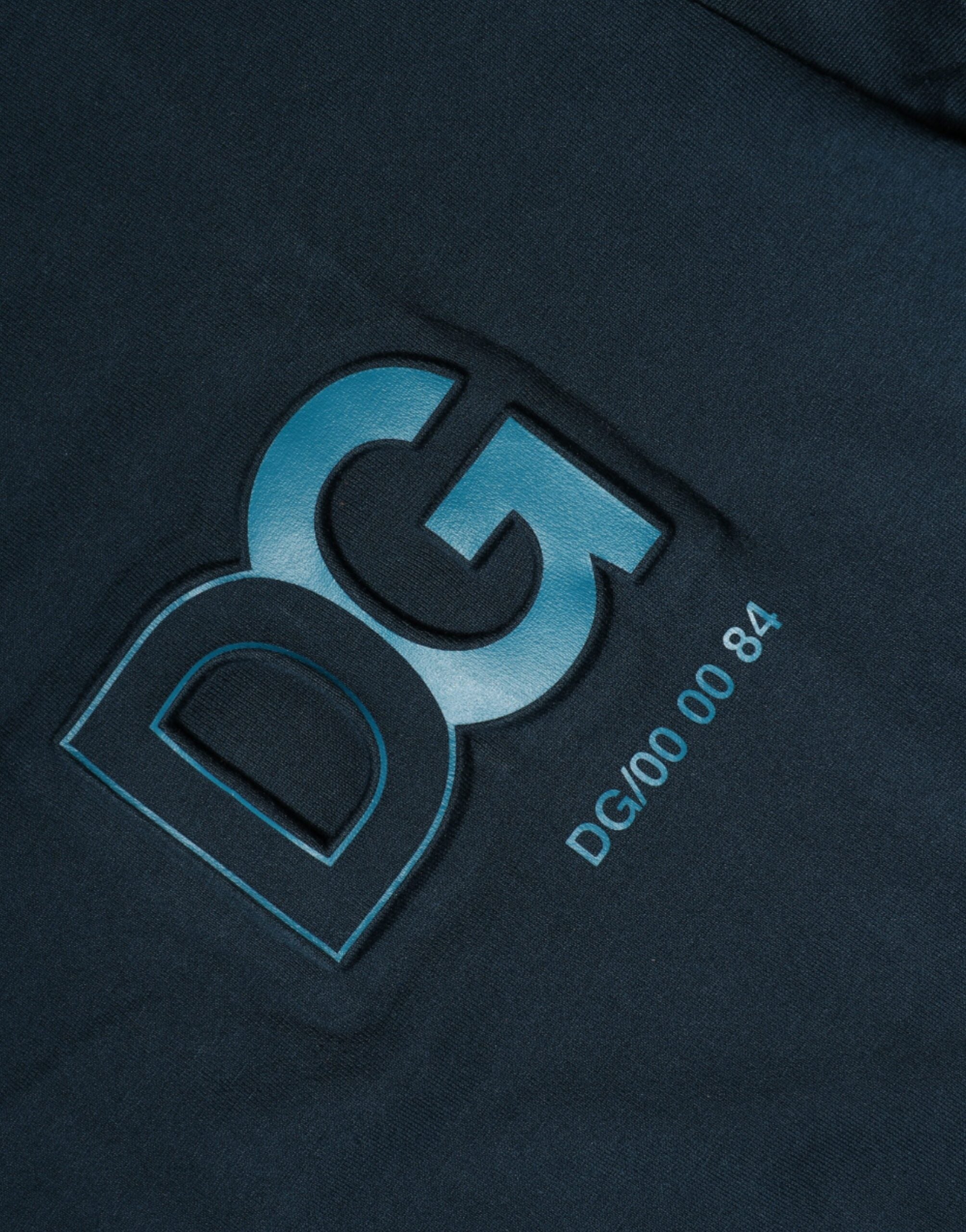 Dolce &amp; Gabbana Blue Logo Crew Neck Short Sleeves T-shirt