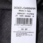 Dolce &amp; Gabbana Dark Gray Crew Neck Short Sleeves T-shirt
