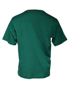 Dolce &amp; Gabbana Green Logo Crew Neck Short Sleeves T-shirt