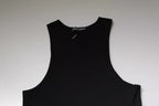 Dolce &amp; Gabbana Black Cotton Sleeveless Round Neck Tank T-shirt