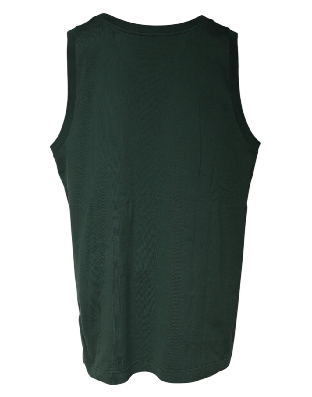 Dolce &amp; Gabbana Green DG Sleeveless Round Neck Tank T-shirt