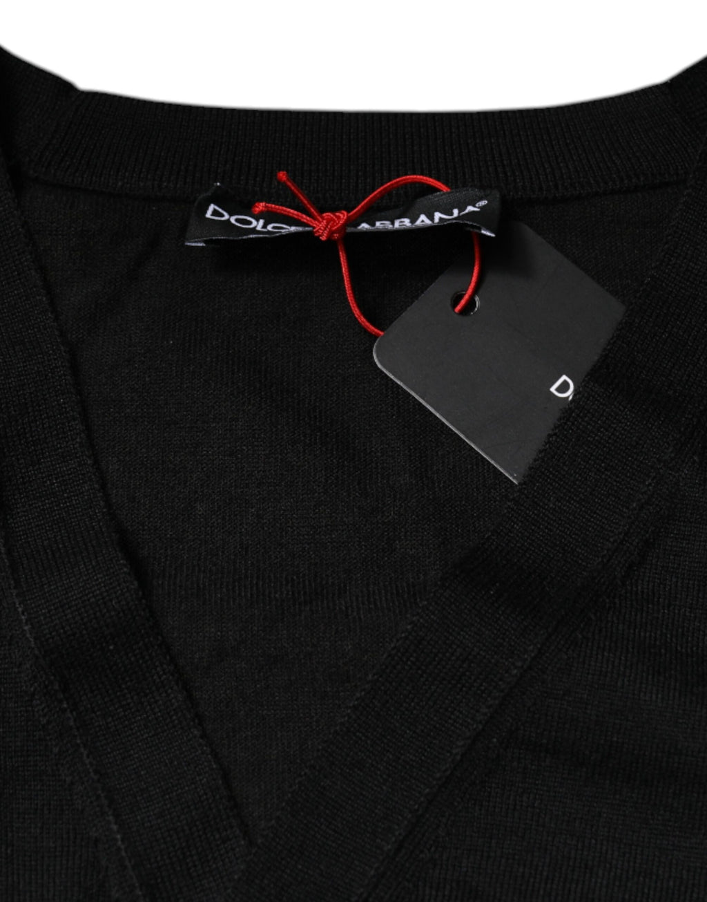 Dolce &amp; Gabbana Black Cashmere Button Down Cardigan Sweater