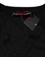 Dolce &amp; Gabbana Black Cashmere Button Down Cardigan Sweater