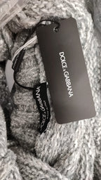 Dolce &amp; Gabbana Gray Cashmere Turtle Neck Pullover Sweater
