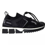 Dolce &amp; Gabbana Black White Logo Sorrento Mens Sneakers Shoes