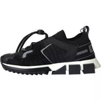 Dolce &amp; Gabbana Black White Logo Sorrento Mens Sneakers Shoes