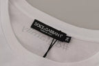 Dolce &amp; Gabbana White #DGFamily Patch Top Cotton T-shirt