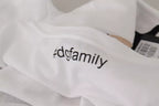 Dolce &amp; Gabbana White #DGFamily Patch Top Cotton T-shirt