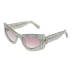 GCDS Silver Unisex Sunglass