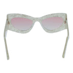 GCDS Silver Unisex Sunglass