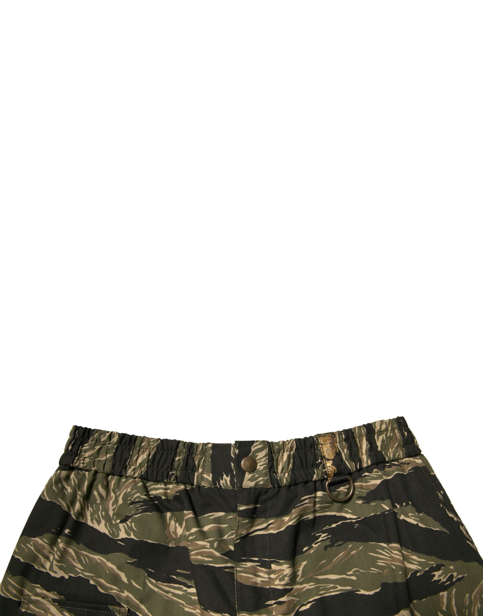 Dolce &amp; Gabbana Black Gold Patterned Cotton Bermuda Shorts