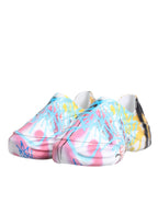 Dolce &amp; Gabbana Multicolor Graffiti Daymaster Sneakers Shoes