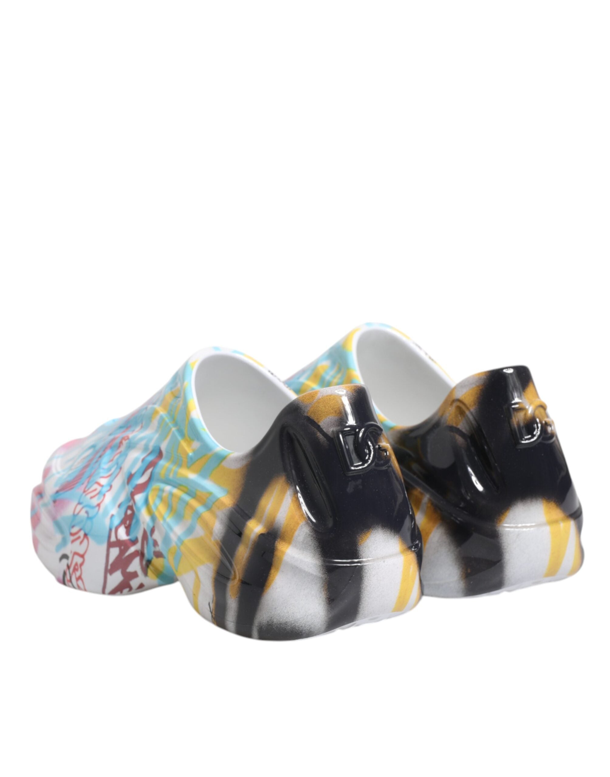 Dolce &amp; Gabbana Multicolor Graffiti Daymaster Sneakers Shoes