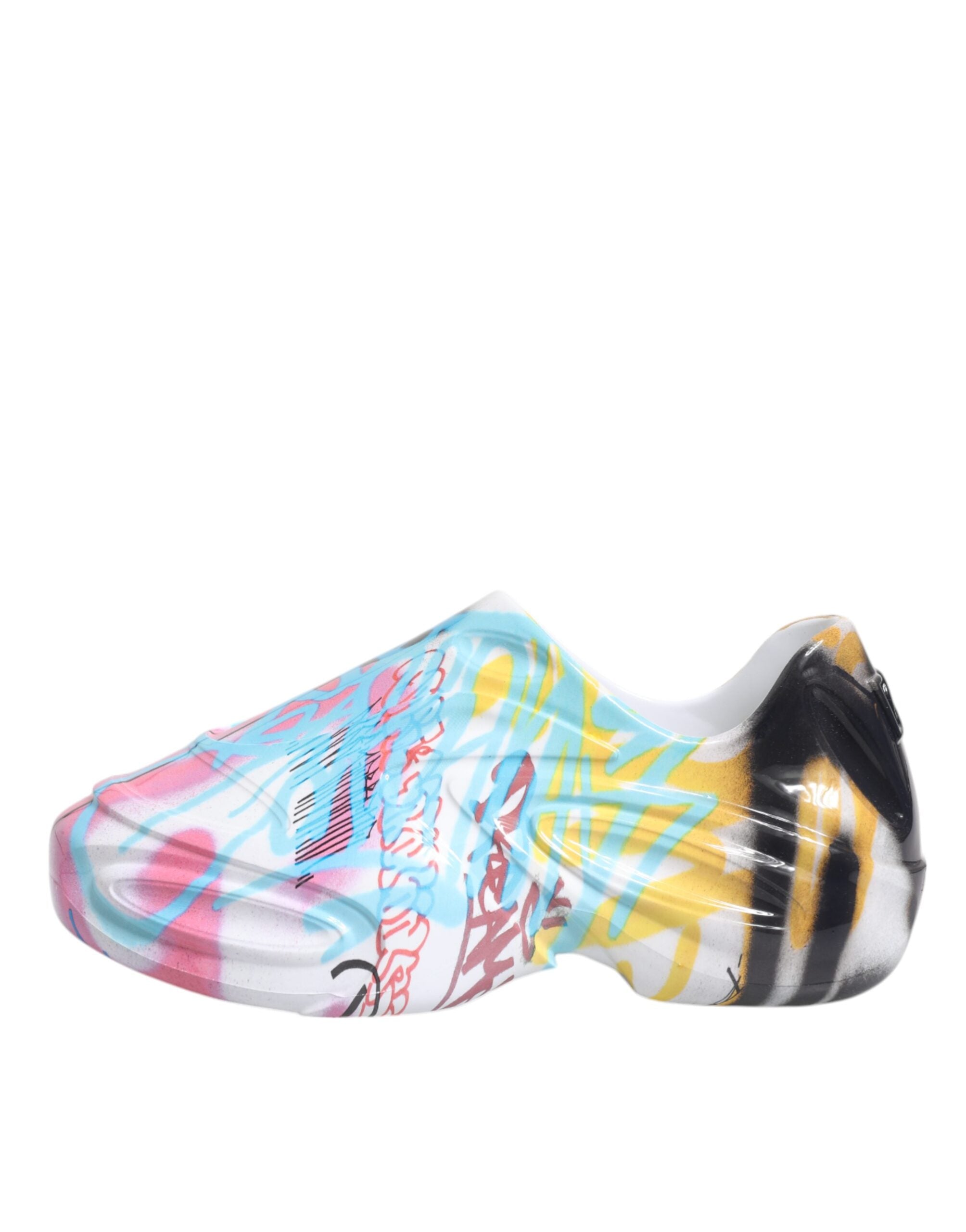 Dolce &amp; Gabbana Multicolor Graffiti Daymaster Sneakers Shoes