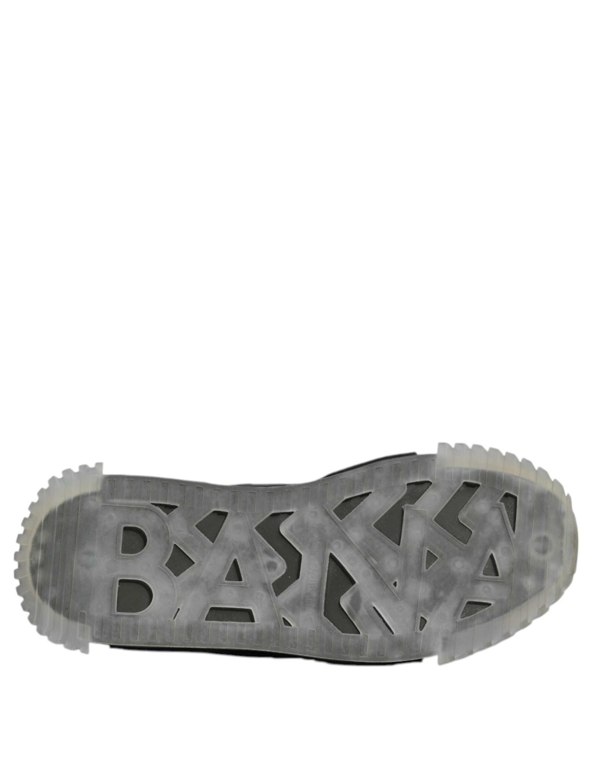 Dolce &amp; Gabbana Black Green Camo NS1 Low Top Sneakers Shoes