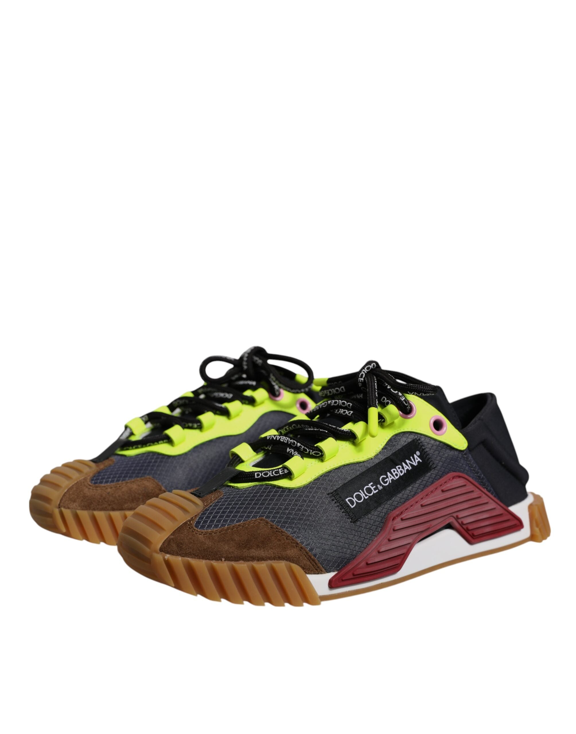 Dolce &amp; Gabbana Multicolor Nylon Low Top NS1 Sneakers Shoes