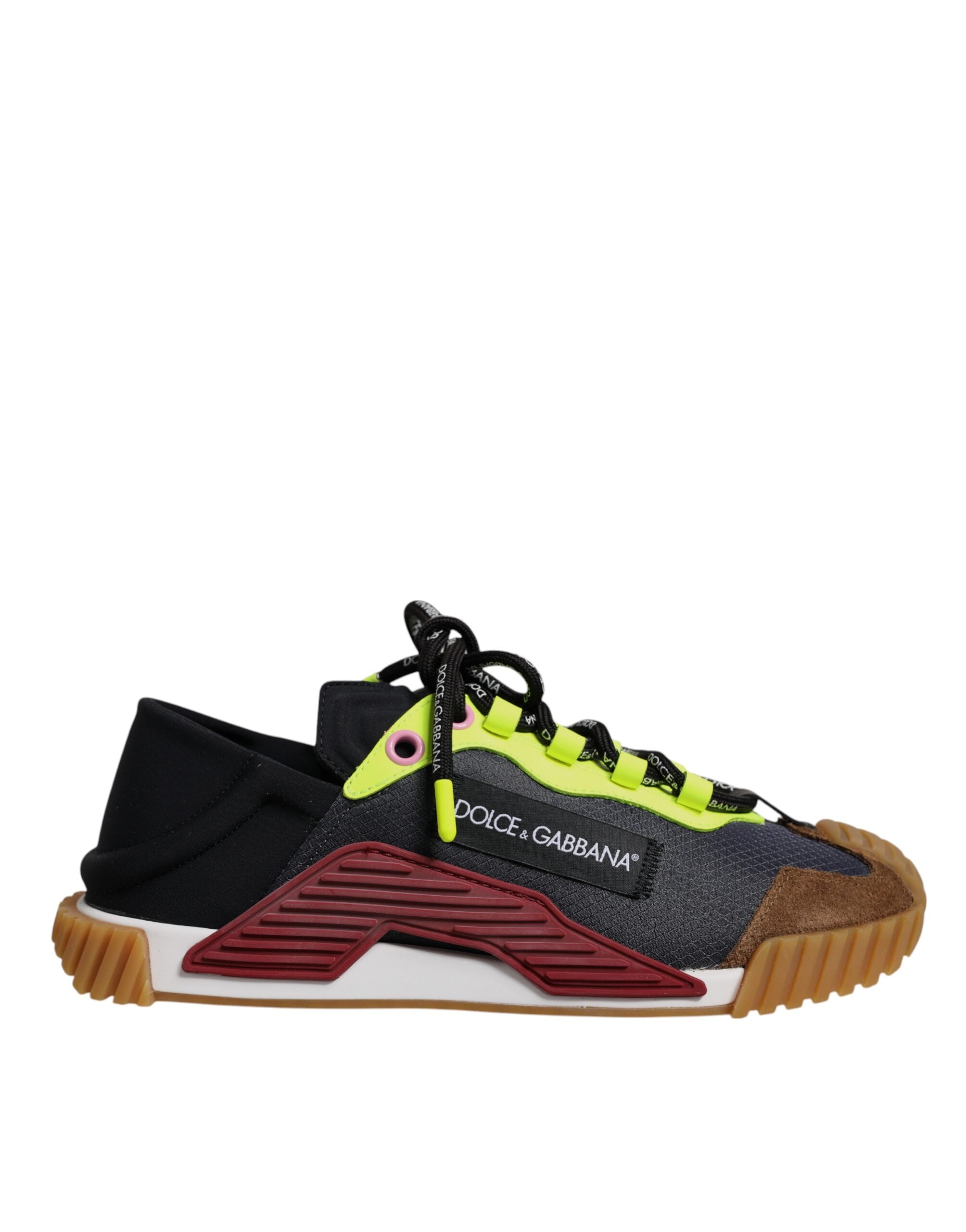 Dolce &amp; Gabbana Multicolor Nylon Low Top NS1 Sneakers Shoes