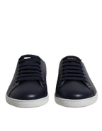 Dolce &amp; Gabbana Blue Low Top Men Saint Tropez Sneakers Shoes