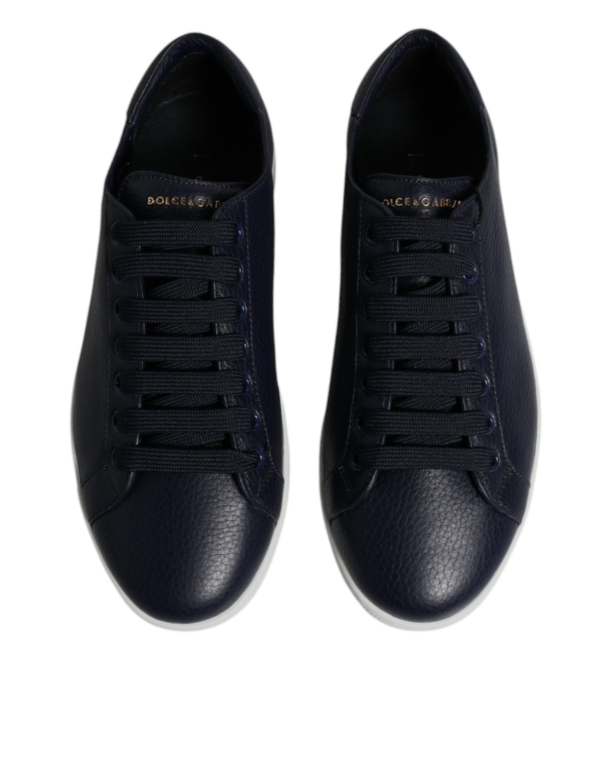 Dolce &amp; Gabbana Blue Low Top Men Saint Tropez Sneakers Shoes
