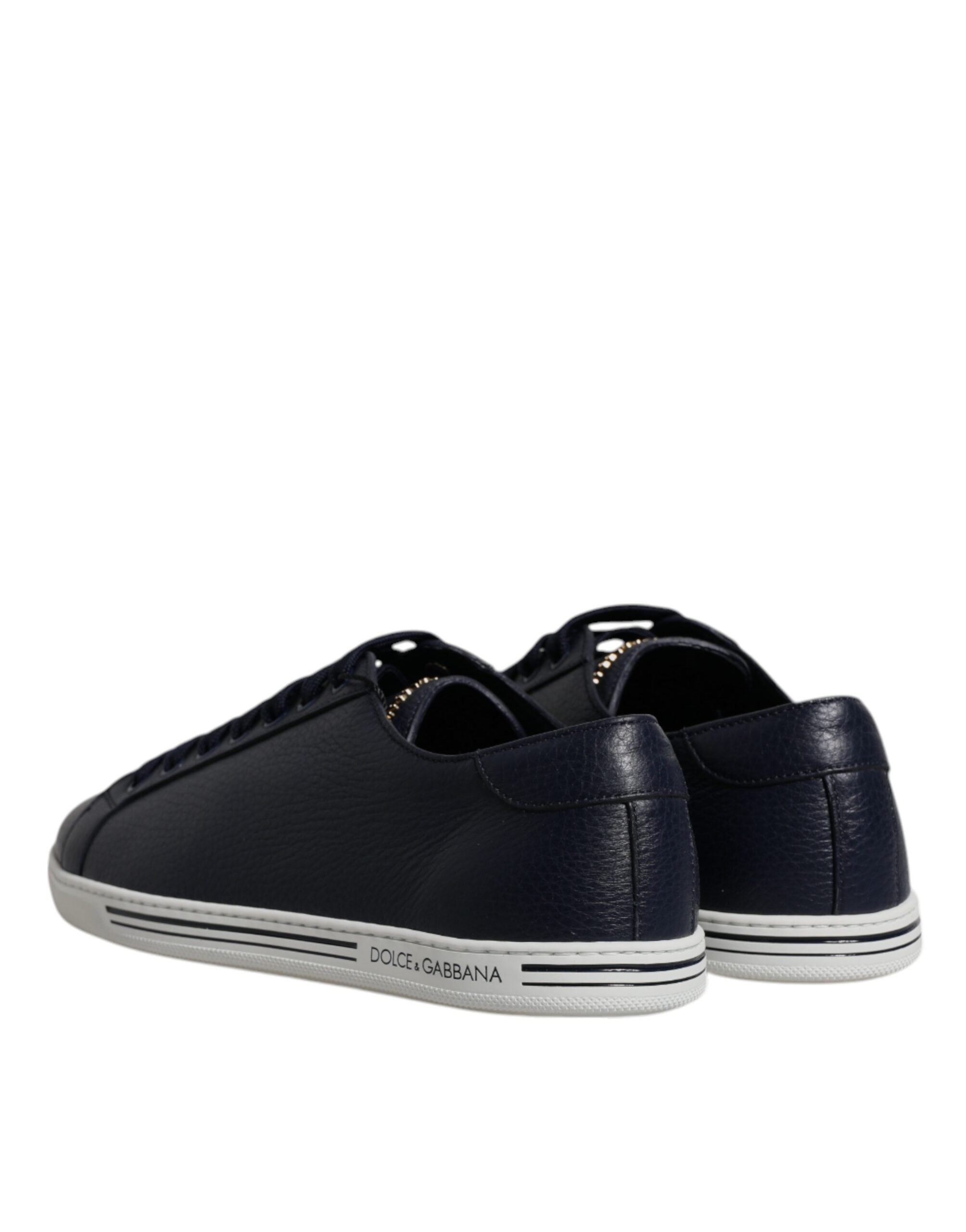 Dolce &amp; Gabbana Blue Low Top Men Saint Tropez Sneakers Shoes