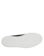Dolce &amp; Gabbana Blue Low Top Men Saint Tropez Sneakers Shoes