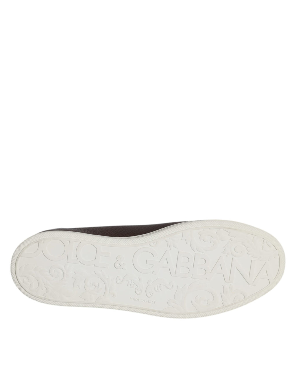 Dolce &amp; Gabbana Brown Low Top Men Saint Tropez Sneakers Shoes