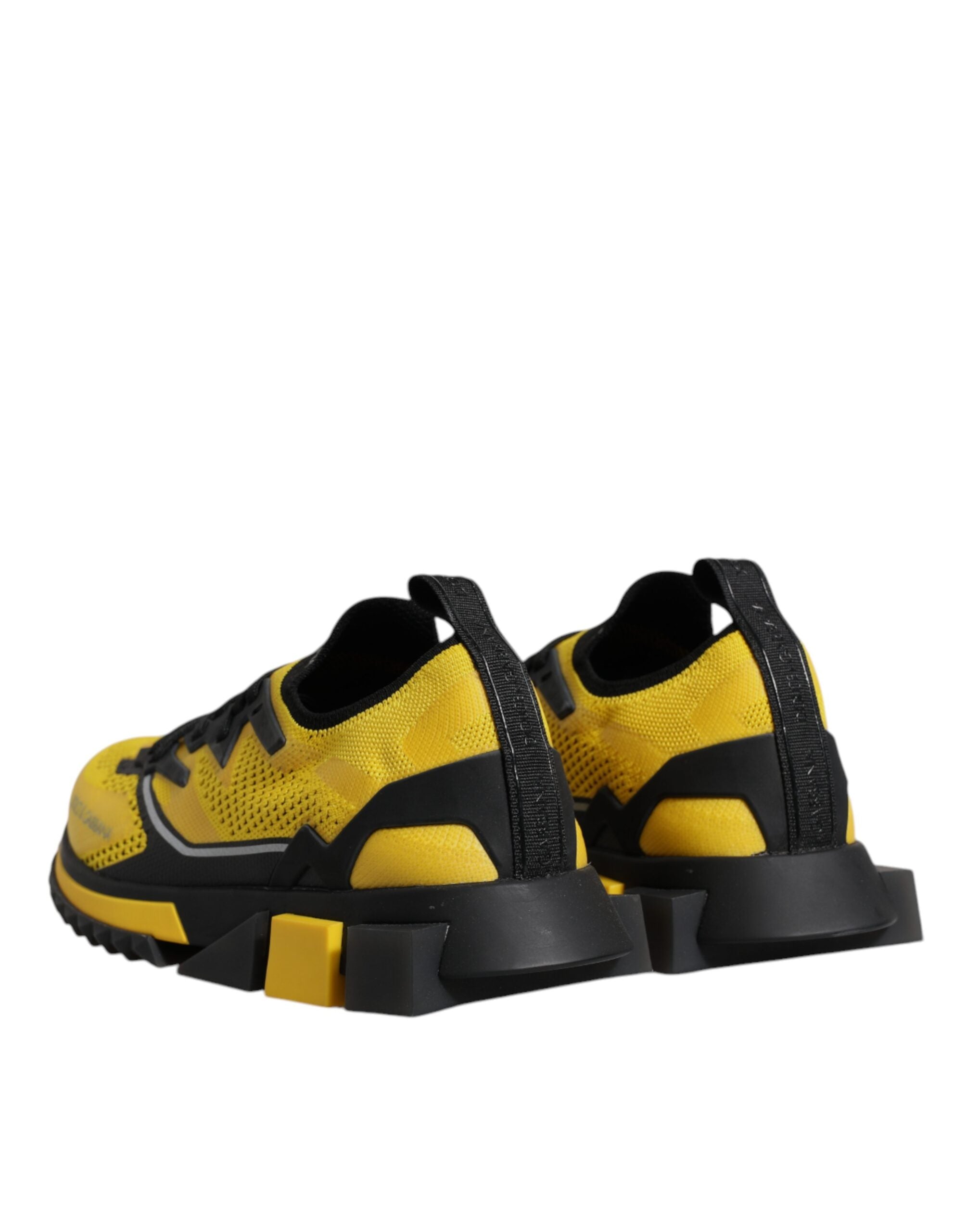 Dolce &amp; Gabbana Yellow SORRENTO Sport Stretch Sneakers Shoes