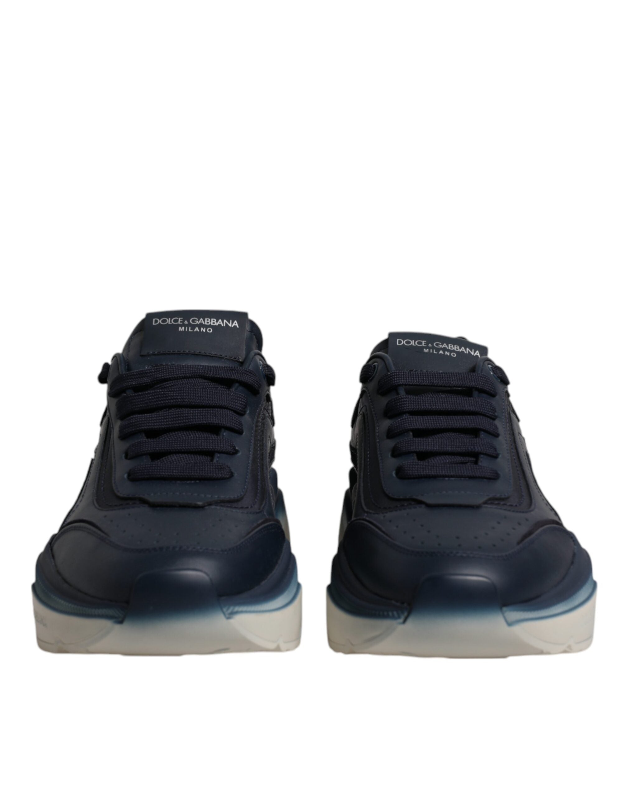 Dolce &amp; Gabbana Navy Blue Daymaster Low Top Men Sneakers Shoes