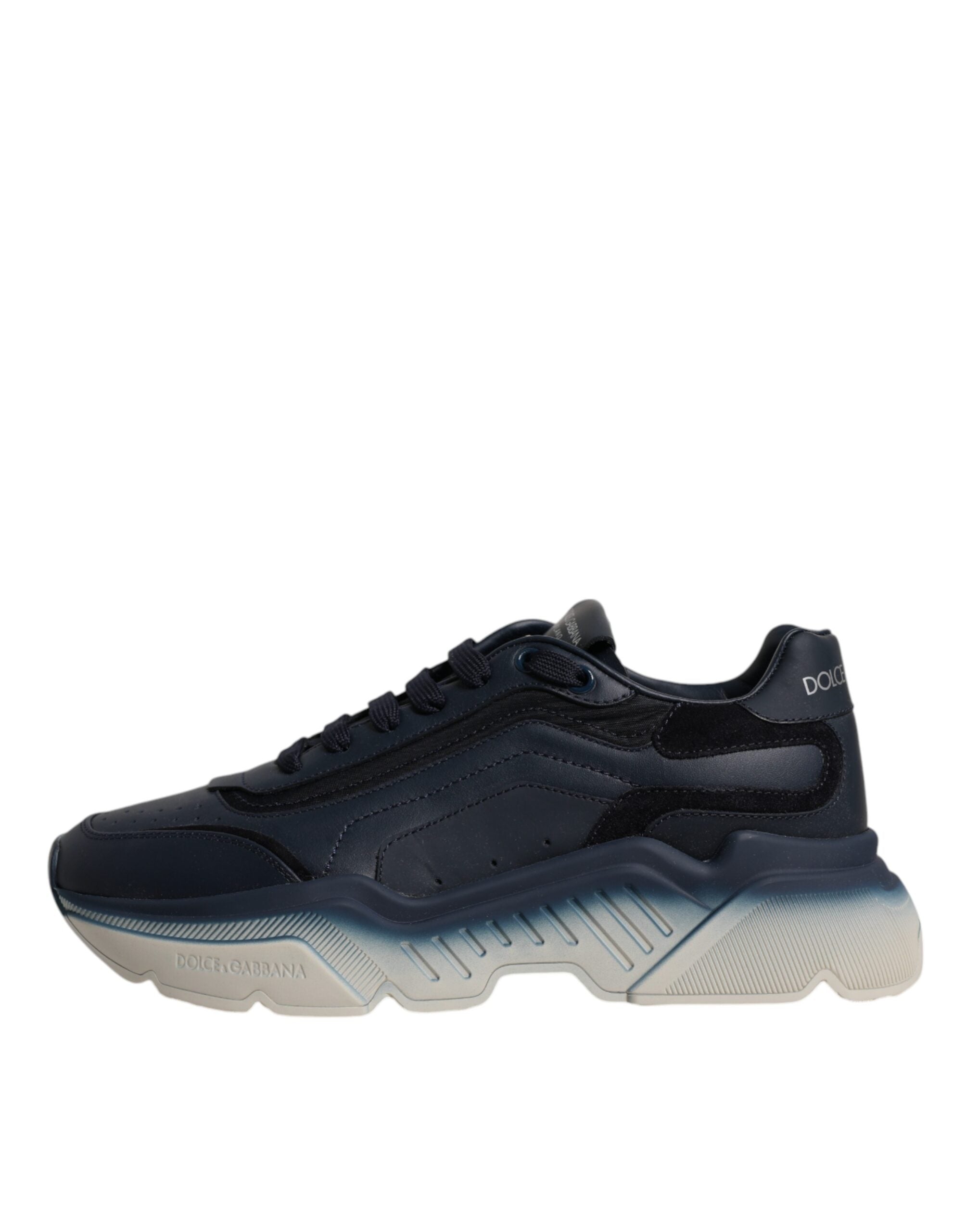 Dolce &amp; Gabbana Navy Blue Daymaster Low Top Men Sneakers Shoes