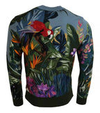 Dolce &amp; Gabbana Jungle Wool Silk Pullover Logo Sweater