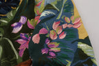 Dolce &amp; Gabbana Jungle Wool Silk Pullover Logo Sweater