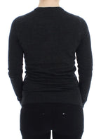 Dolce &amp; Gabbana Gray Wool Button Cardigan Sweater