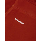 Dsquared² Red Cotton Flared Pant
