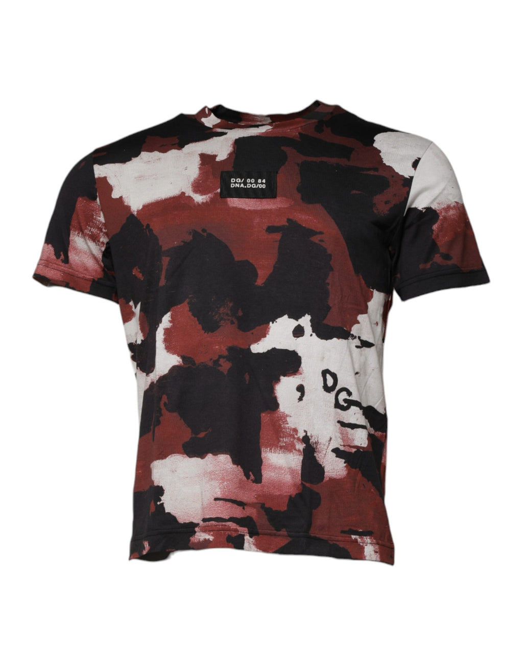 Dolce &amp; Gabbana Multicolor Camouflage Crew Neck T-shirt