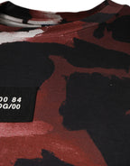 Dolce &amp; Gabbana Multicolor Camouflage Crew Neck T-shirt