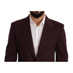 Dolce &amp; Gabbana Purple Cotton Blazer