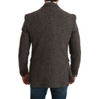 Dolce & Gabbana Brown Virgin Wool Suits & Blazer