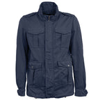 Herno Blue Linen Men Jacket
