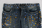 Dolce &amp; Gabbana Crystal Embellished GIRLY Slim Fit Jeans