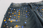 Dolce &amp; Gabbana Crystal Embellished GIRLY Slim Fit Jeans