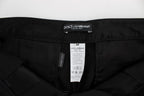 Dolce &amp; Gabbana Black Cotton Stretch Torero Capris Pants