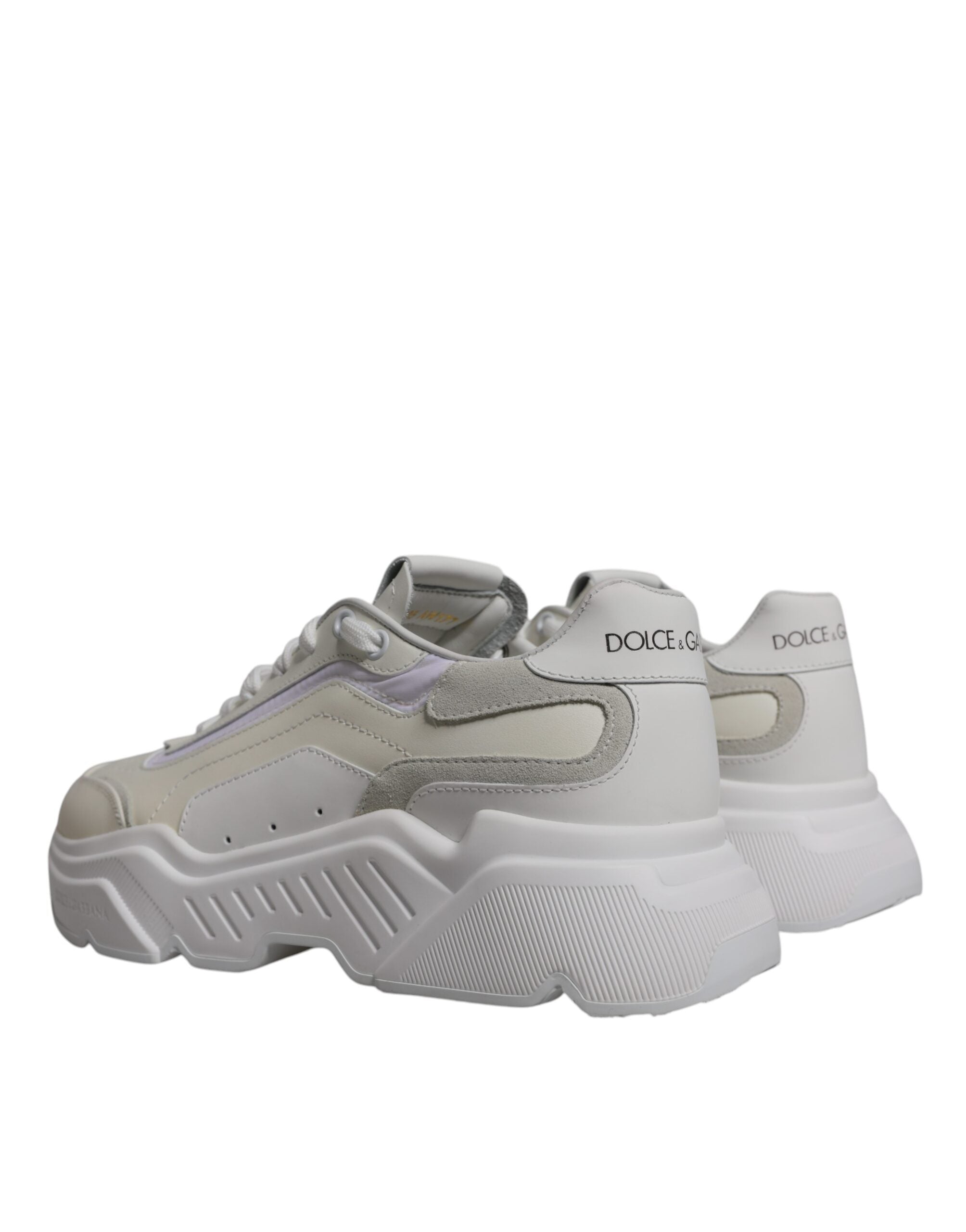Dolce &amp; Gabbana White Daymaster Low Top Sneakers Shoes