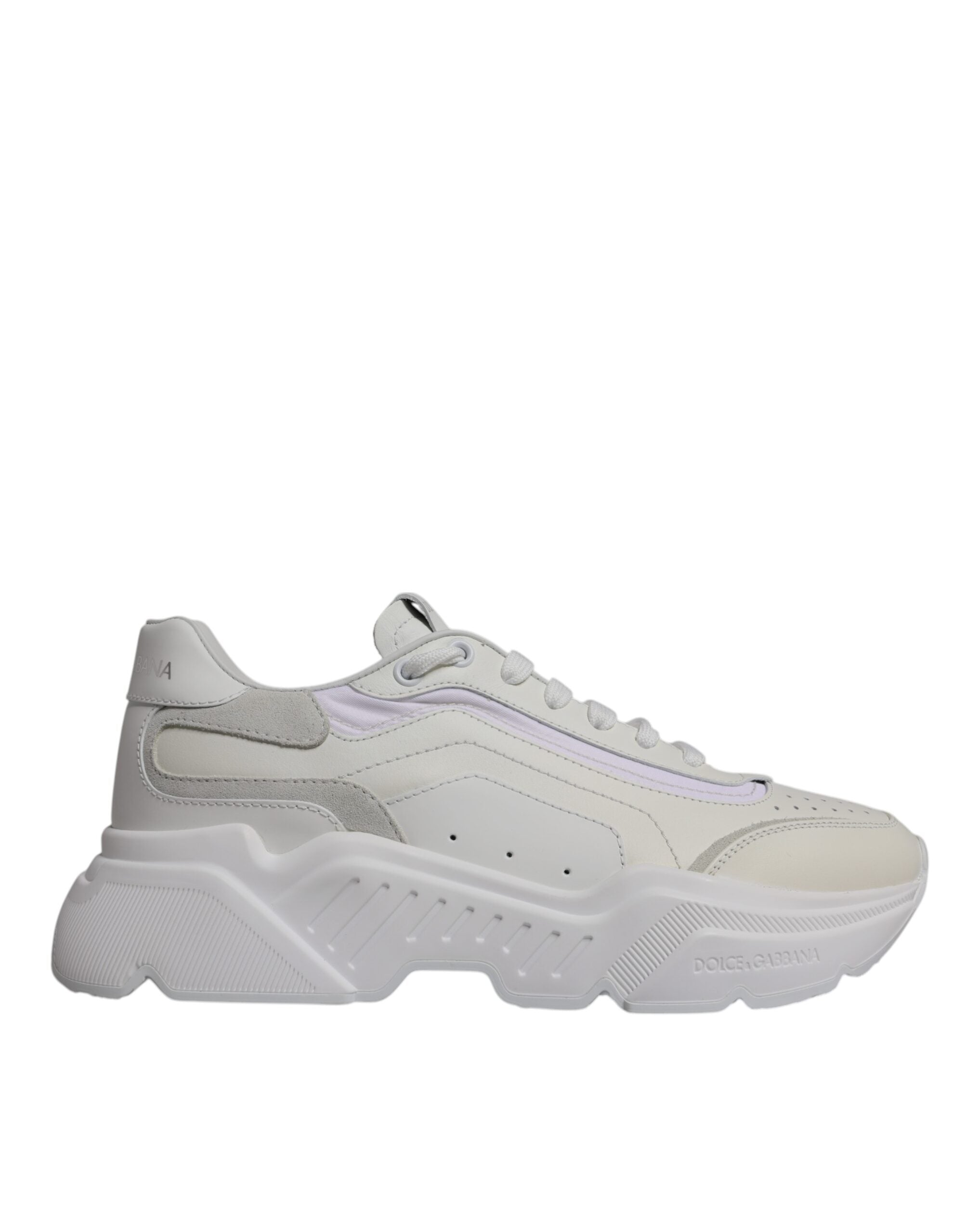 Dolce &amp; Gabbana White Daymaster Low Top Sneakers Shoes