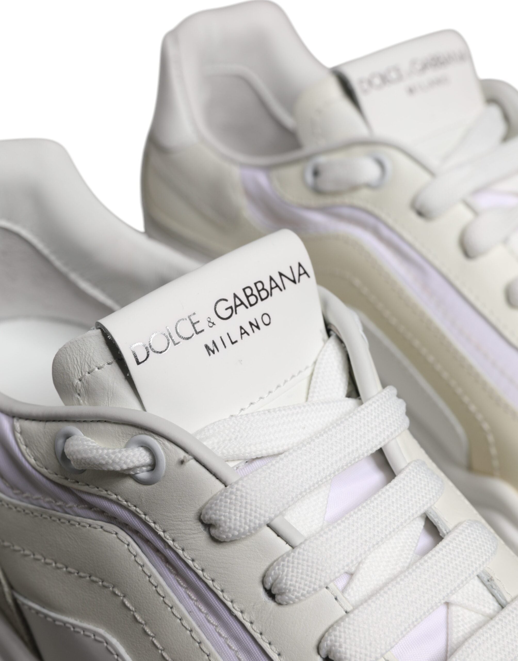 Dolce &amp; Gabbana White Daymaster Low Top Sneakers Shoes