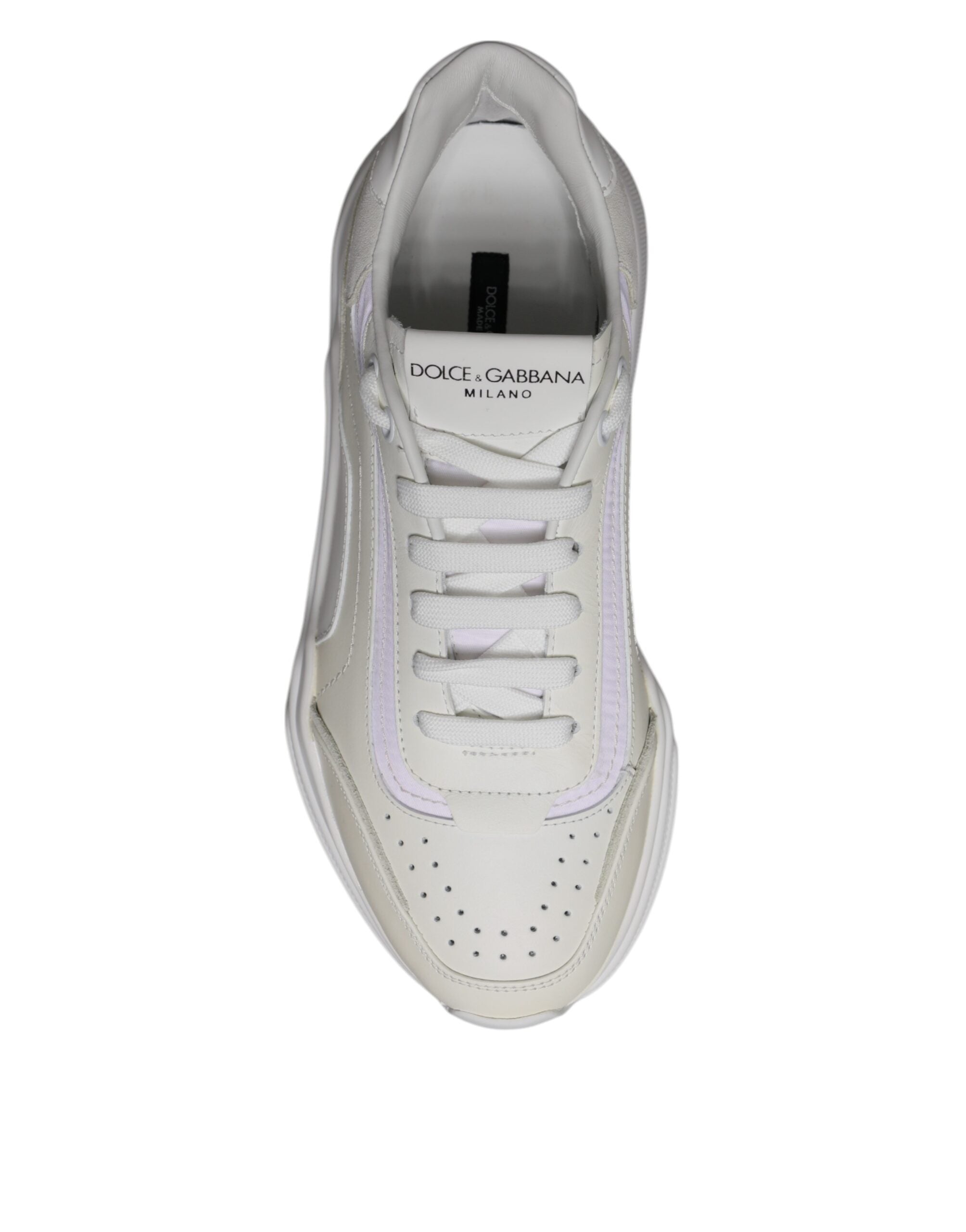 Dolce &amp; Gabbana White Daymaster Low Top Sneakers Shoes