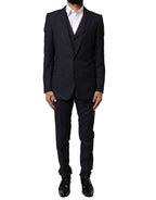 Dolce &amp; Gabbana Black Fantasy MARTINI 3 Piece Formal Suit