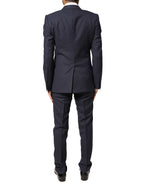 Dolce &amp; Gabbana Black Fantasy MARTINI 3 Piece Formal Suit